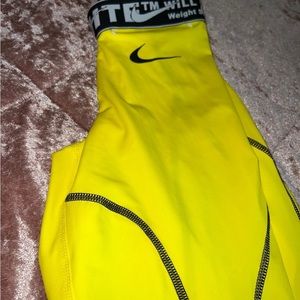 Off white Nike tights ! Worn once ! Super comfy great fit